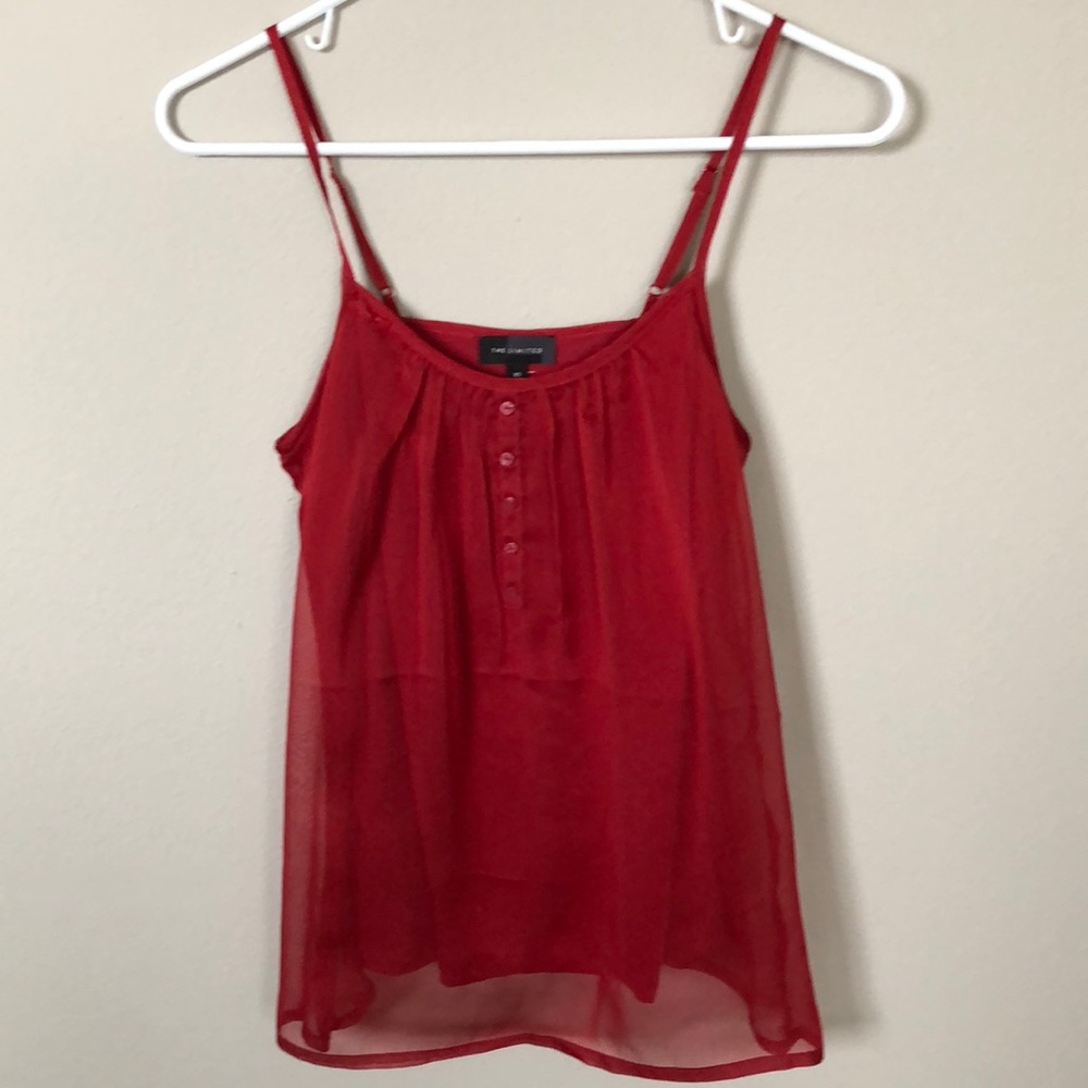 The Limited dressy red tank top